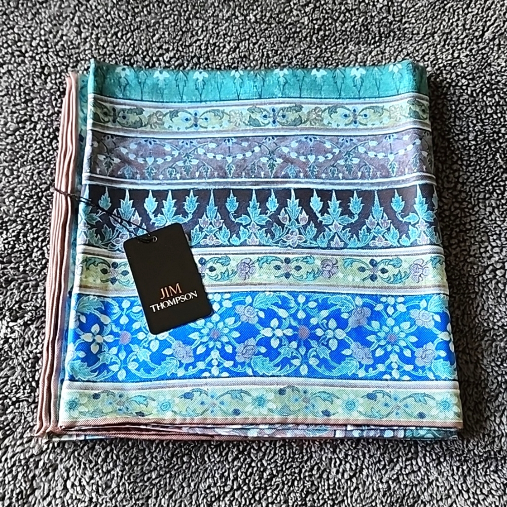 Jim Thompson Silk Scarf (New)